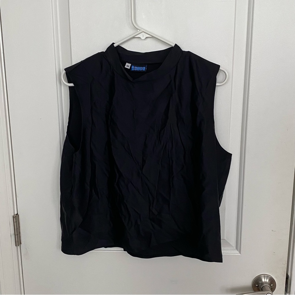 Elhoffer Design Crop Top Black Plus size 4x